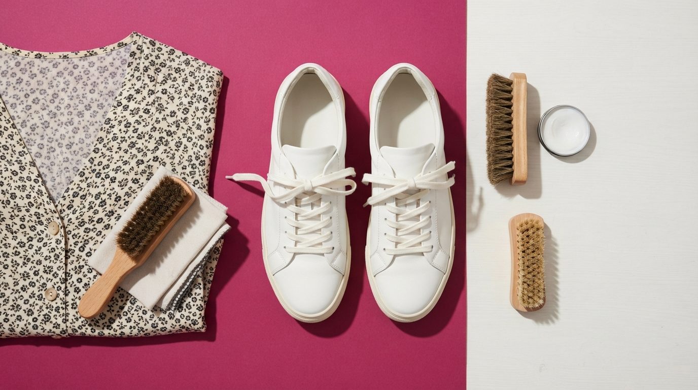 Illustrationsbillede: Hvide sneakers til kjole: sådan får du det til at se rigtigt ud